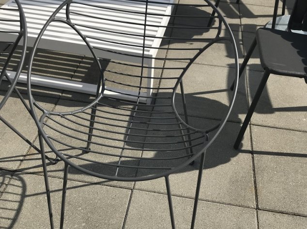 2x Outdoor-Stuhl Wire Weishäupl